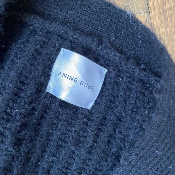 Anine Bing Mohair Button Down Maxi Cardigan - Picture 5 of 9